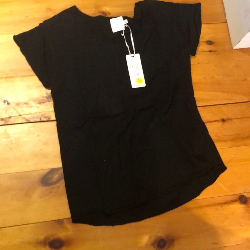 Whisper Cotton Cashmere Tee Shirt NWT